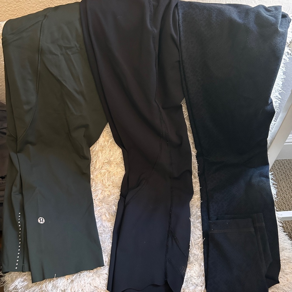 3 Pairs of Lululemon Leggings - Picture 3 of 6